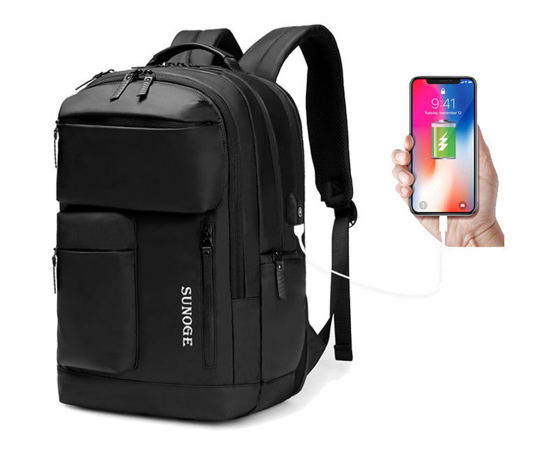 תיק גב The Champion Plus 30L למחשב 15.6 אינץ' יציאת USB מבית כאמל מאונטין