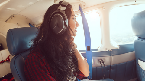Over-ear noise-canceling headphones