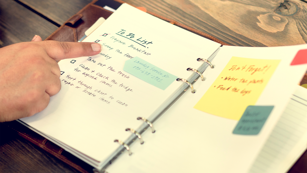 Illustration of a checklist with completed tasks