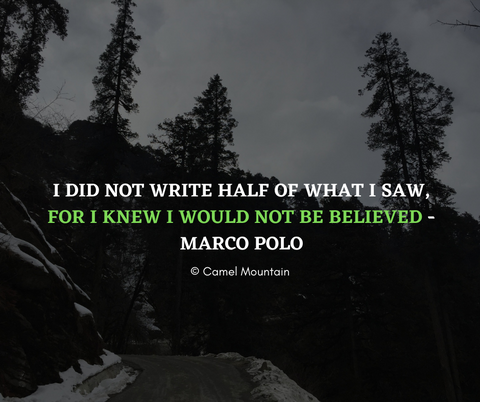 Quote card attributed to Marco Polo